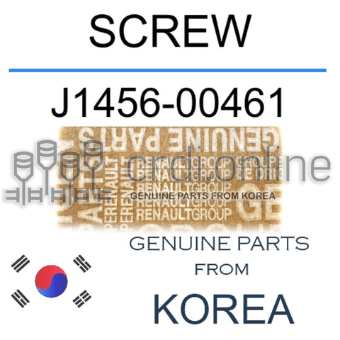 SCREW [ORIGINAL] J1456-00461 J145600461 J1456 00461
