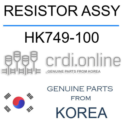 RESISTOR ASSY [ORIGINAL] HK749-100 HK749100 HK749 100