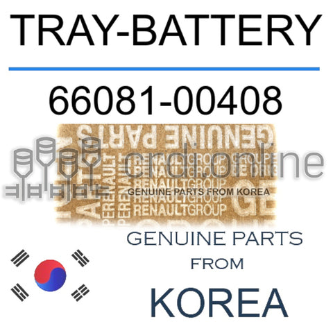 TRAY-BATTERY [ORIGINAL] 66081-00408 6608100408 66081 00408
