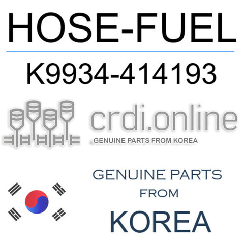 HOSE-FUEL [ORIGINAL] K9934-414193 K9934414193 K9934 414193