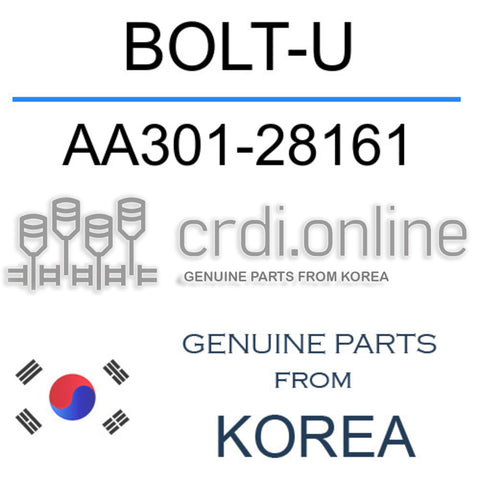 BOLT-U AA301-28161 AA30128161 AA301 28161