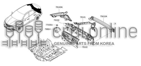 REAR PANEL ASSY 79100-2182R 791002182R 79100 2182R