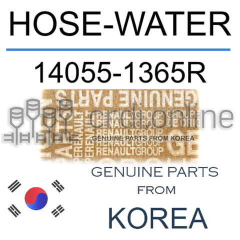 HOSE-WATER [ORIGINAL] 14055-1365R 140551365R 14055 1365R