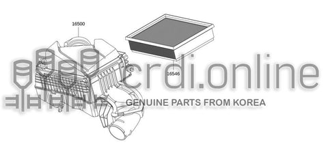 ELEMENT ASSY 16546-1515R 165461515R 16546 1515R