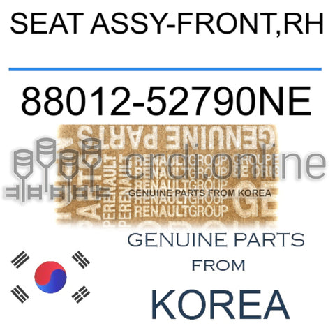 SEAT ASSY-FRONT,RH [ORIGINAL] 88012-52790NE 8801252790NE 88012 52790NE