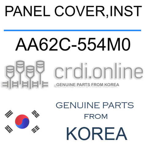 PANEL COVER,INST AA62C-554M0 AA62C554M0 AA62C 554M0