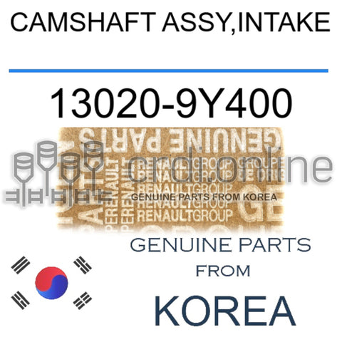 CAMSHAFT ASSY,INTAKE [ORIGINAL] 13020-9Y400 130209Y400 13020 9Y400