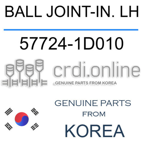 BALL JOINT-IN. LH 57724-1D010 577241D010 57724 1D010