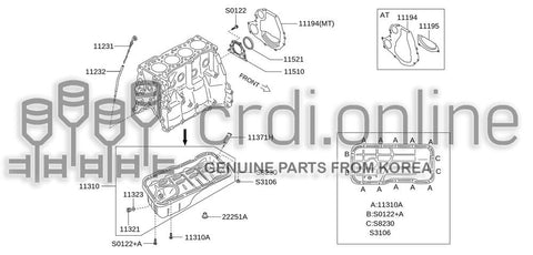 GAUGE ASSY-OIL LEVEL [ORIGINAL] 11231-41900 1123141900 11231 41900