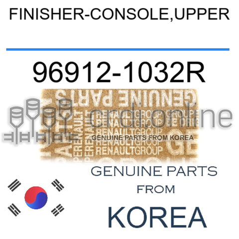 FINISHER-CONSOLE,UPPER [ORIGINAL] 96912-1032R 969121032R 96912 1032R