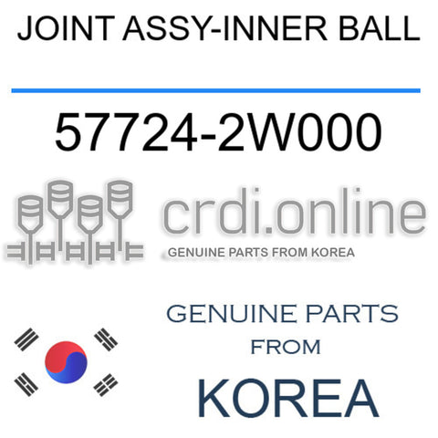 JOINT ASSY-INNER BALL [ORIGINAL] 57724-2W000 577242W000 57724 2W000