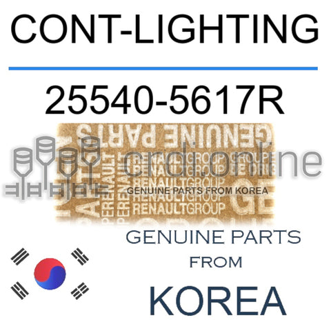 CONT-LIGHTING [ORIGINAL] 25540-5617R 255405617R 25540 5617R