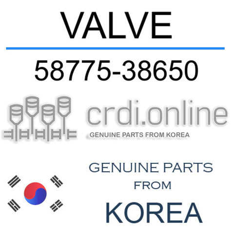 [ORIGINAL] VALVE 58775-38650 5877538650 58775 38650
