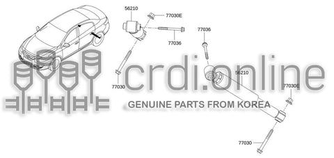 ABSORBER ASSY-SHOCKREAR 56210-0077R 562100077R 56210 0077R