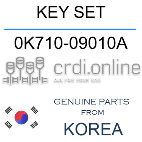 KEY SET [ORIGINAL] 0K710-09010A 0K71009010A 0K710 09010A