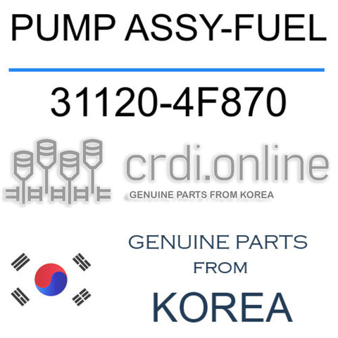 PUMP ASSY-FUEL [ORIGINAL] 31120-4F870 311204F870 31120 4F870