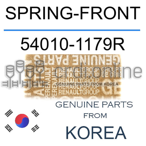 SPRING-FRONT [ORIGINAL] 54010-1179R 540101179R 54010 1179R