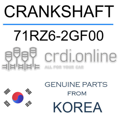 CRANKSHAFT [ORIGINAL] 71RZ6-2GF00 71RZ62GF00 71RZ6 2GF00