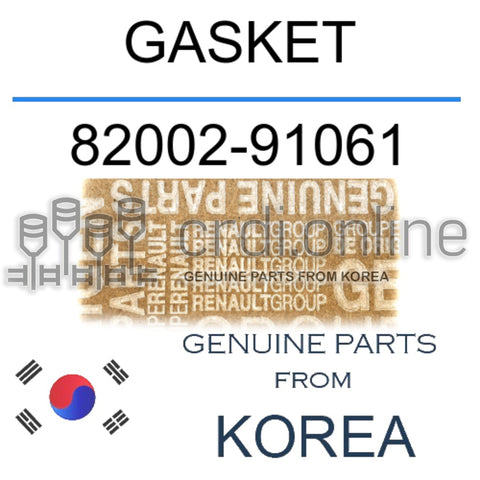 GASKET [ORIGINAL] 82002-91061 8200291061 82002 91061
