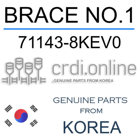 BRACE NO.1 71143-8KEV0 711438KEV0 71143 8KEV0