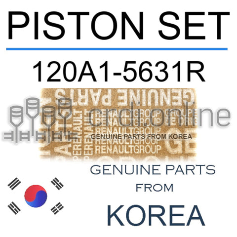 PISTON SET [ORIGINAL] 120A1-5631R 120A15631R 120A1 5631R