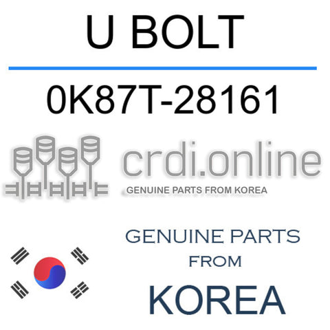 U BOLT 0K87T-28161 0K87T28161 0K87T 28161