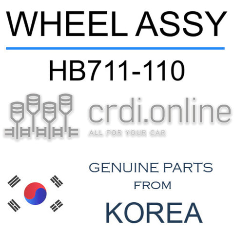 WHEEL ASSY [ORIGINAL] HB711-110 HB711110 HB711 110