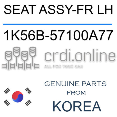 SEAT ASSY-FR LH [ORIGINAL] 1K56B-57100A77 1K56B57100A77 1K56B 57100A77