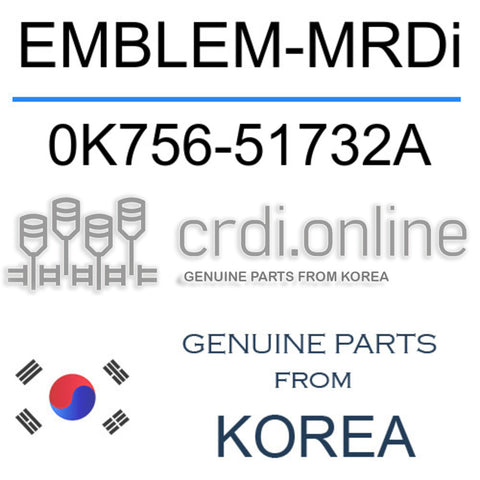 EMBLEM-MRDi 0K756-51732A 0K75651732A 0K756 51732A