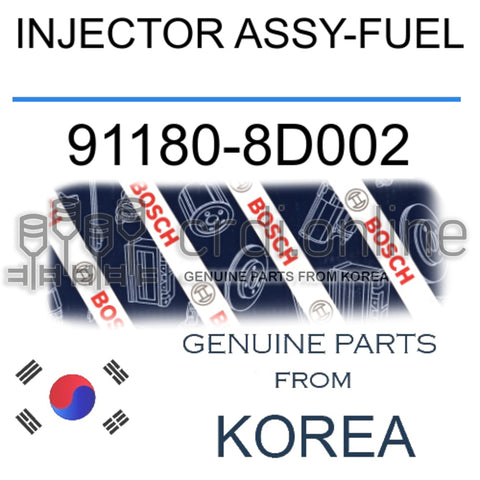 INJECTOR ASSY-FUEL [BOSCH] 33800-2R100 338002R100 33800 2R100