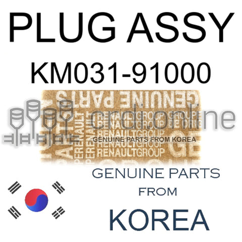 PLUG ASSY [ORIGINAL] KM031-91000 KM03191000 KM031 91000