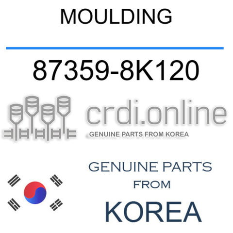 MOULDING [ORIGINAL] 87359-8K120 873598K120 87359 8K120