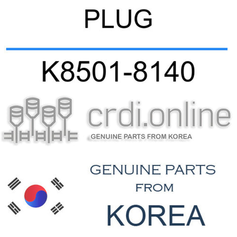 PLUG [ORIGINAL] K8501-8140 K85018140 K8501 8140