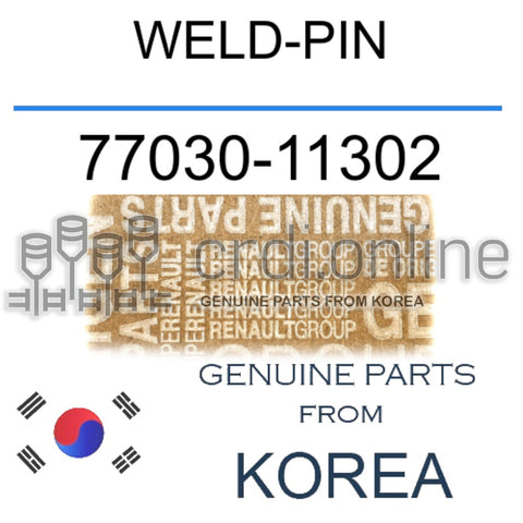 WELD-PIN [ORIGINAL] 77030-11302 7703011302 77030 11302
