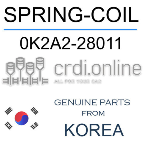 SPRING-COIL [ORIGINAL] 0K2A2-28011 0K2A228011 0K2A2 28011