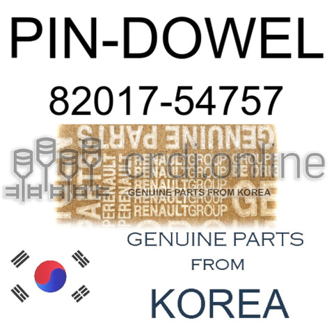 PIN-DOWEL [ORIGINAL] 82017-54757 8201754757 82017 54757