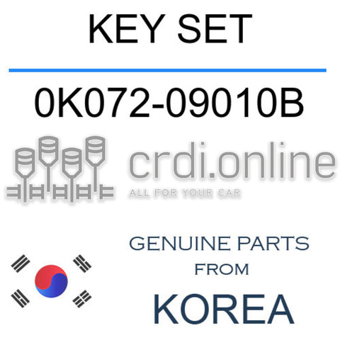 KEY SET [ORIGINAL] 0K072-09010B 0K07209010B 0K072 09010B