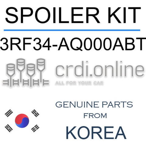 SPOILER KIT [ORIGINAL] 3RF34-AQ000ABT 3RF34AQ000ABT 3RF34 AQ000ABT