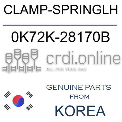 CLAMP-SPRINGLH [ORIGINAL] 0K72K-28170B 0K72K28170B 0K72K 28170B