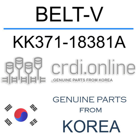 BELT-V KK371-18381A KK37118381A KK371 18381A