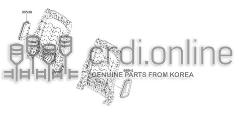 MODULE ASSY-SIDE AIR BAGRH 985H1-0035R 985H10035R 985H1 0035R