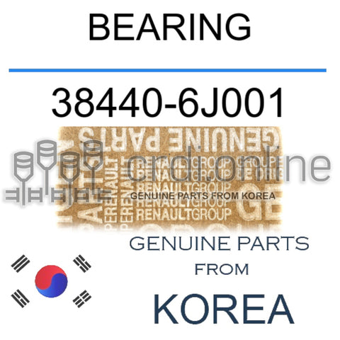 BEARING [ORIGINAL] 38440-6J001 384406J001 38440 6J001