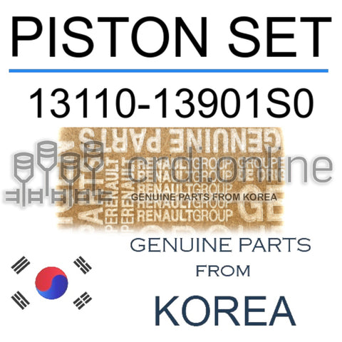 PISTON SET [ORIGINAL] 13110-13901S0 1311013901S0 13110 13901S0
