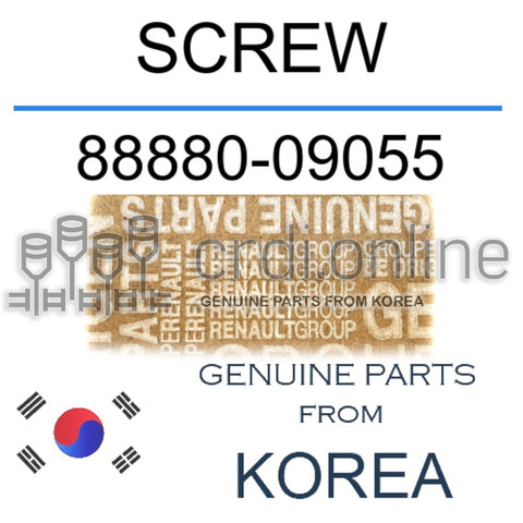 SCREW [ORIGINAL] 88880-09055 8888009055 88880 09055
