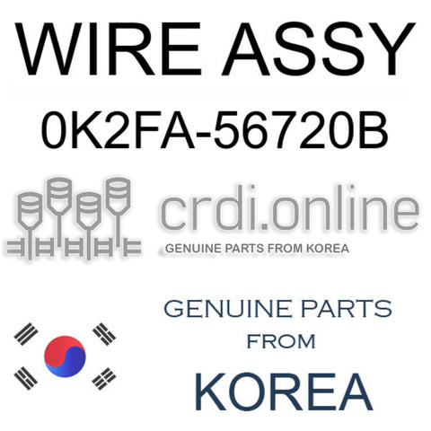 WIRE ASSY [ORIGINAL] 0K2FA-56720B 0K2FA56720B 0K2FA 56720B