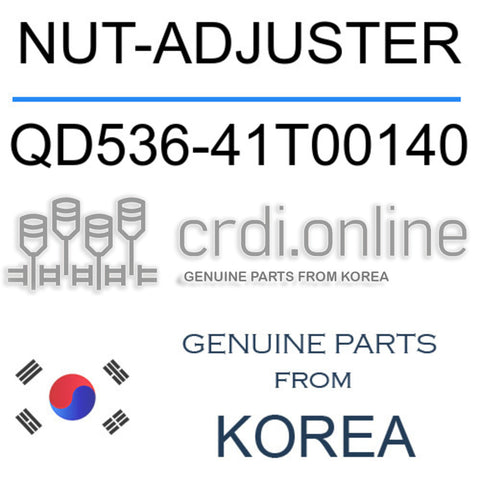 NUT-ADJUSTER [ORIGINAL] QD536-41T00140 QD53641T00140 QD536 41T00140