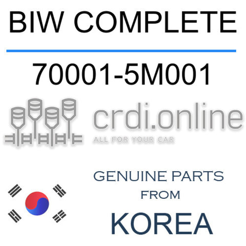 BIW COMPLETE 70001-5M001 700015M001 70001 5M001