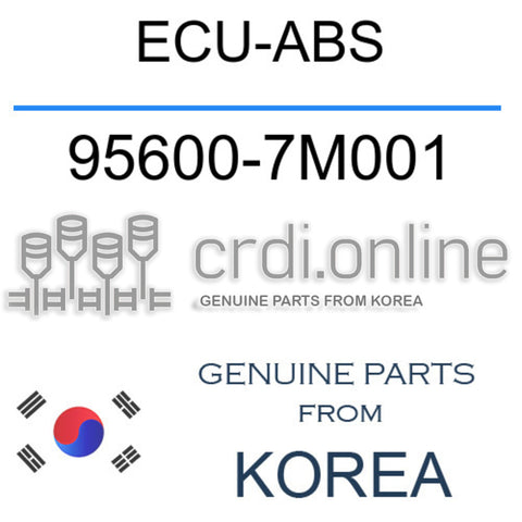 ECU-ABS [ORIGINAL] 95600-7M001 956007M001 95600 7M001