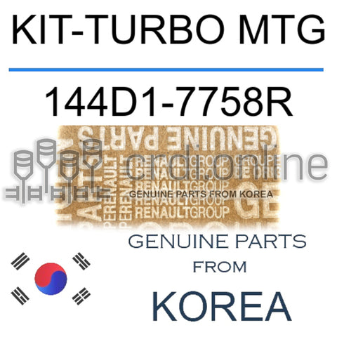 KIT-TURBO MTG [ORIGINAL] 144D1-7758R 144D17758R 144D1 7758R