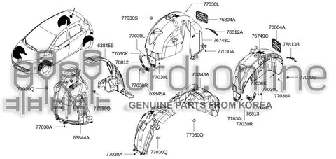EXTRACTOR-AIR 77008-38358 7700838358 77008 38358